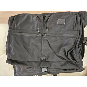 TUMI Alpha 2 Black Travel Garment Bag | Expandable Carry-On Suit Bag